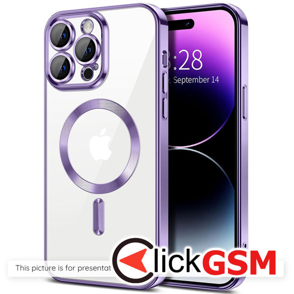 Techsuit - Luxury Crystal MagSafe - Samsung Galaxy A15 4G / A15 5G - Light Purple