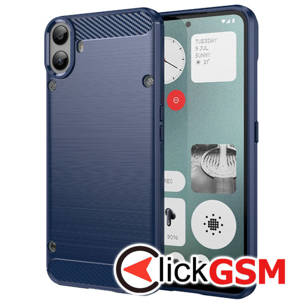 Techsuit - Carbon Silicone - Nothing CMF Phone 1 - Blue