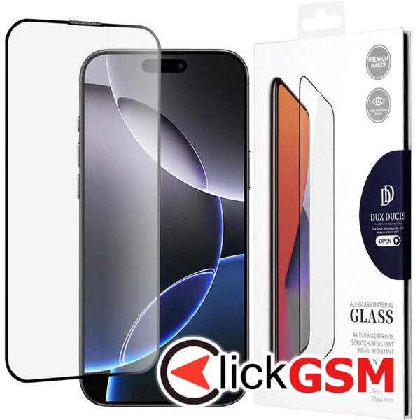 Dux Ducis - Tempered Glass - iPhone 16 Pro Max - Black