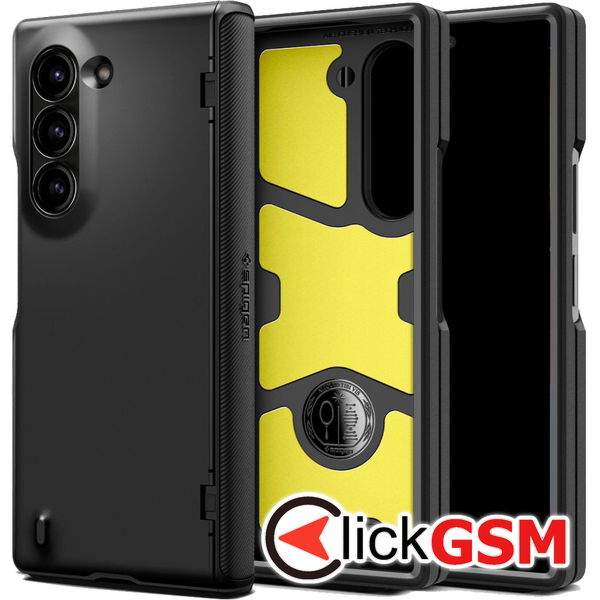 Spigen - Slim Armor Pro - Samsung Galaxy Z Fold6 - Black