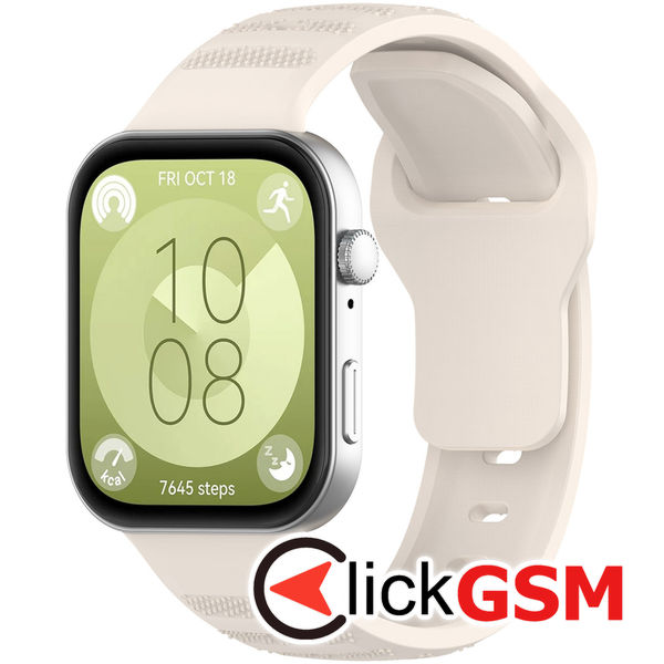 Techsuit - Watchband (W050) - Huawei Watch Fit 3 - Beige