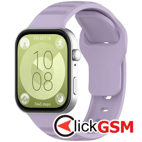 Techsuit - Watchband (W050) - Huawei Watch Fit 3 - Purple
