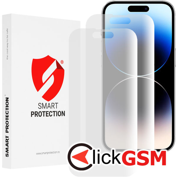 Smart Protection - Premium Classic (2 pack) - iPhone 14 Pro - Clear