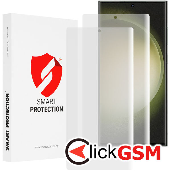 Smart Protection - Premium Classic (2 pack) - Samsung Galaxy S23 Ultra - Clear