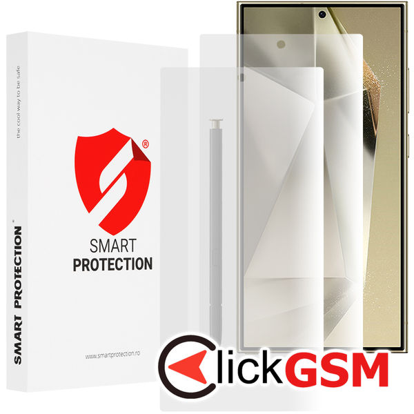 Smart Protection - Premium Classic (2 pack) - Samsung Galaxy S24 Ultra - Clear