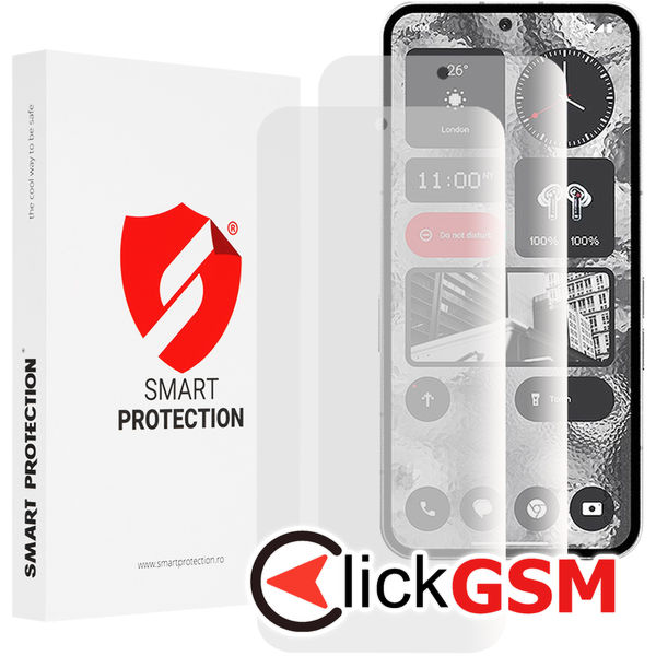 Smart Protection - Premium Classic (2 pack) - Nothing Phone (2) - Clear