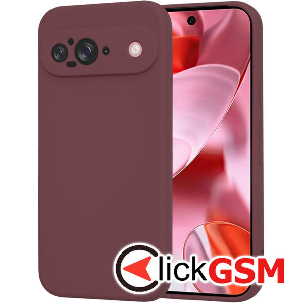 Techsuit - SoftFlex - Google Pixel 9 - Plum Red