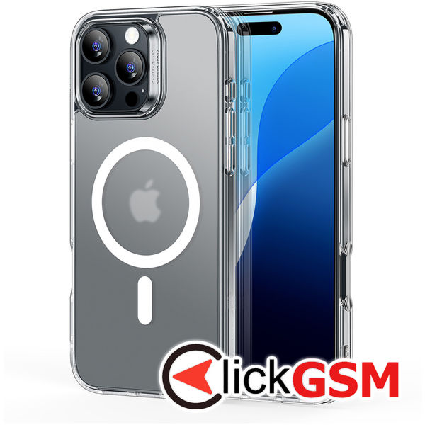 ESR - Classic Hybrid HaloLock - iPhone 16 Pro Max - Frosted Clear