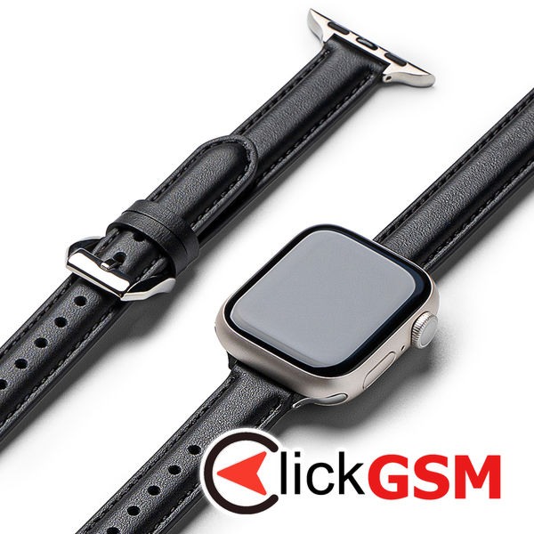 Ringke - Leather One Padded Slim - Apple Watch SE 40mm - Black