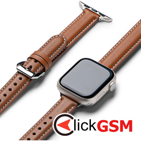 Ringke - Leather One Padded Slim - Apple Watch SE 40mm - Brown