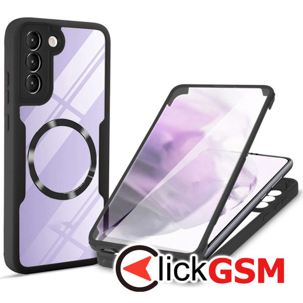Techsuit - ColorVerse 360 MagSafe Series + Screen Protector - Samsung Galaxy S21 FE 5G - Black