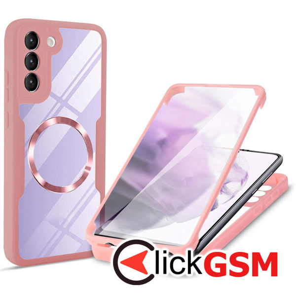 Techsuit - ColorVerse 360 MagSafe Series + Screen Protector - Samsung Galaxy S22 Plus 5G - Pink