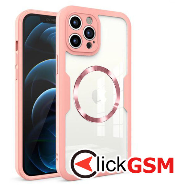 Techsuit - ColorVerse 360 MagSafe Series + Screen Protector - iPhone 12 Pro Max - Pink