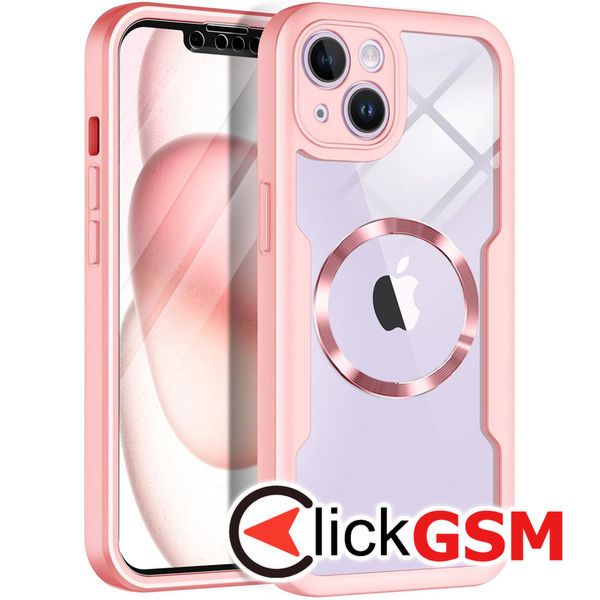 Techsuit - ColorVerse 360 MagSafe Series + Screen Protector - iPhone 13 - Pink