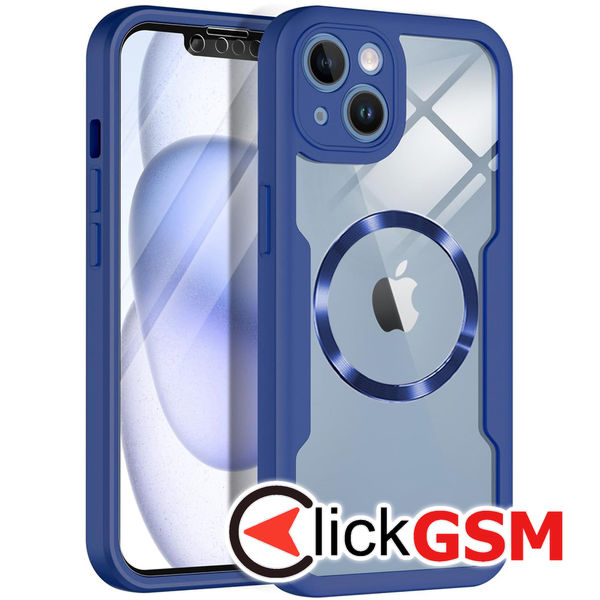 Techsuit - ColorVerse 360 MagSafe Series + Screen Protector - iPhone 13 - Blue