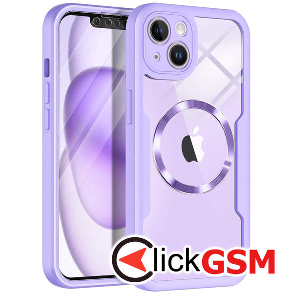 Techsuit - ColorVerse 360 MagSafe Series + Screen Protector - iPhone 13 - Purple