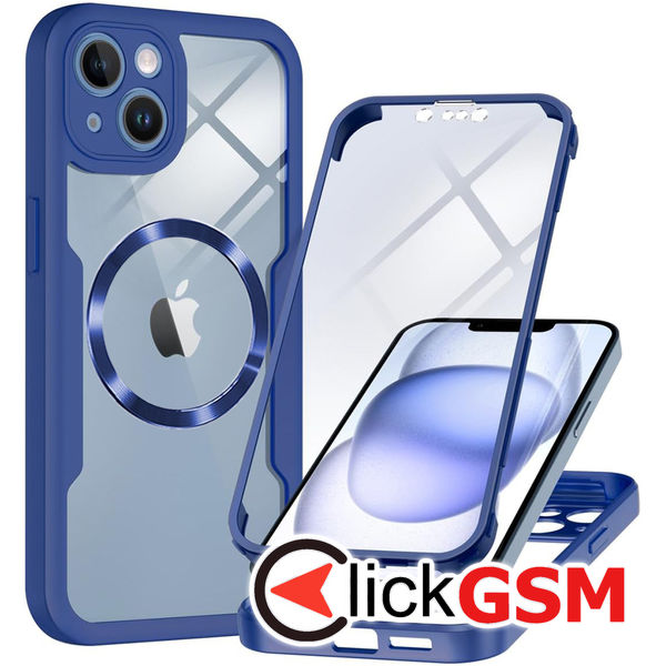 Techsuit - ColorVerse 360 MagSafe Series + Screen Protector - iPhone 14 - Blue