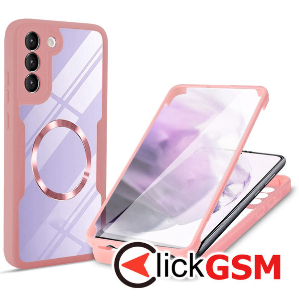 Techsuit - ColorVerse 360 MagSafe Series + Screen Protector - Samsung Galaxy S23 - Pink