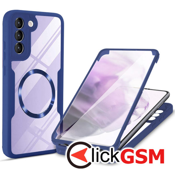 Techsuit - ColorVerse 360 MagSafe Series + Screen Protector - Samsung Galaxy S23 - Blue