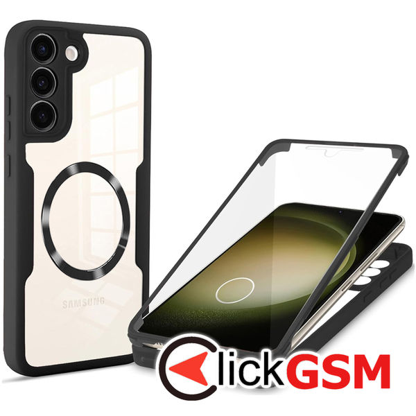 Techsuit - ColorVerse 360 MagSafe Series + Screen Protector - Samsung Galaxy S23 Plus - Black