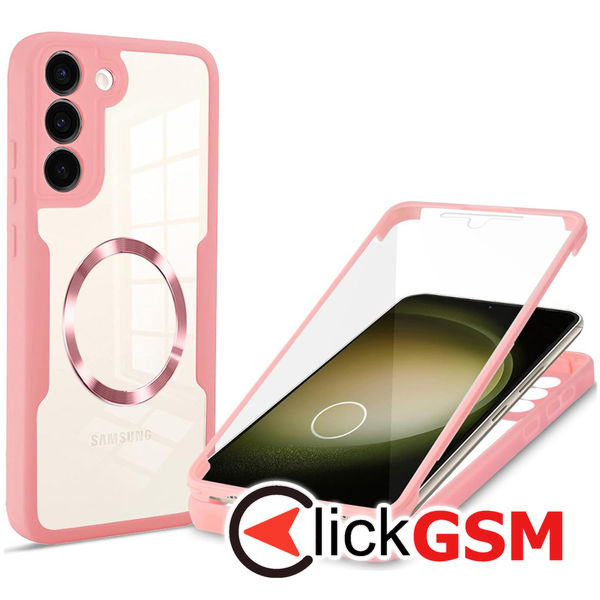 Techsuit - ColorVerse 360 MagSafe Series + Screen Protector - Samsung Galaxy S23 Plus - Pink