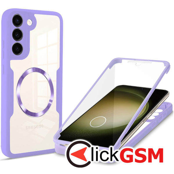 Techsuit - ColorVerse 360 MagSafe Series + Screen Protector - Samsung Galaxy S23 Plus - Purple