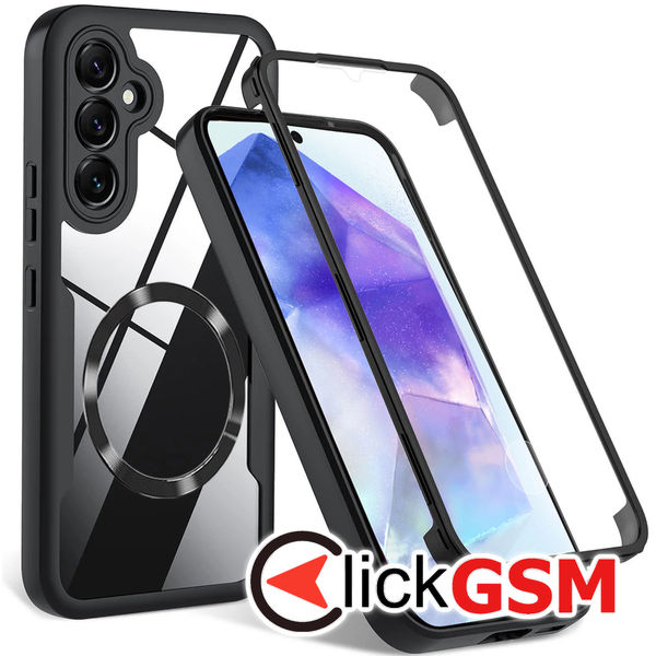 Techsuit - ColorVerse 360 MagSafe Series + Screen Protector - Samsung Galaxy S23 FE - Black