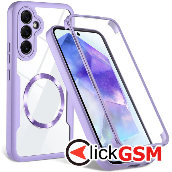 Techsuit - ColorVerse 360 MagSafe Series + Screen Protector - Samsung Galaxy S23 FE - Purple