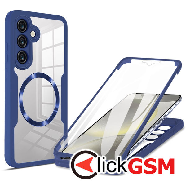 Techsuit - ColorVerse 360 MagSafe Series + Screen Protector - Samsung Galaxy S24 - Blue