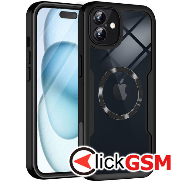 Techsuit - ColorVerse 360 MagSafe Series + Screen Protector - iPhone 16 Plus - Black