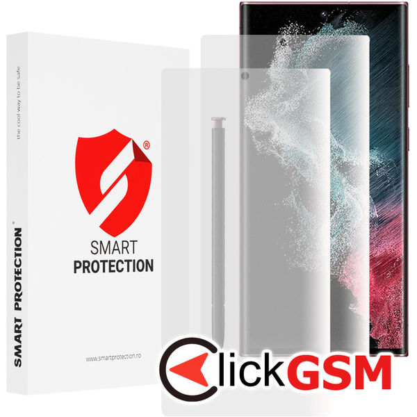 Smart Protection - Premium Classic (2 pack) - Samsung Galaxy S22 Ultra 5G - Clear
