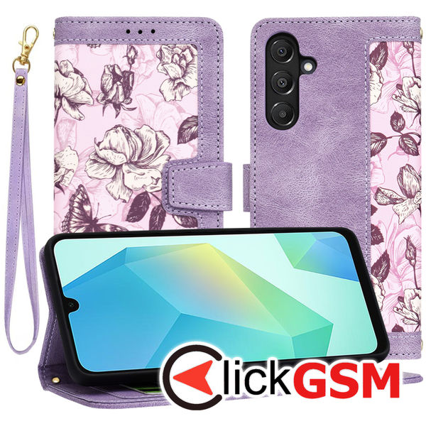 Techsuit - FlipCraft - Samsung Galaxy A16 4G / A16 5G - Mysterious Purple