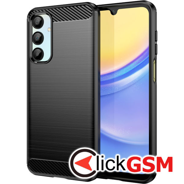 Techsuit - Carbon Silicone - Samsung Galaxy A16 - Black