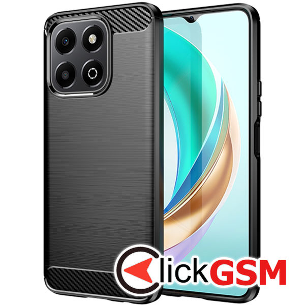 Techsuit - Carbon Silicone - Honor X6b - Black