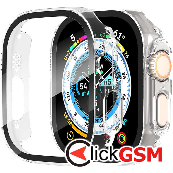 Techsuit - Defense360 Pro + Screen Protector - Apple Watch Ultra / Ultra 2 - Clear