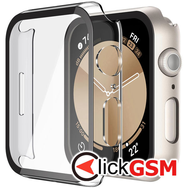 Techsuit - Defense360 Pro + Screen Protector - Apple Watch 4 / 5 / 6 / SE (40mm) - Clear