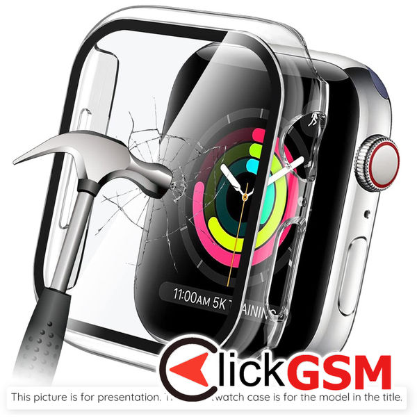 Techsuit - Defense360 Pro + Screen Protector - Samsung Galaxy Watch4 / 5 (40mm) - Clear