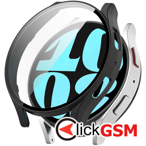 Techsuit - Defense360 Pro + Screen Protector - Samsung Galaxy Watch6 (40mm) - Black