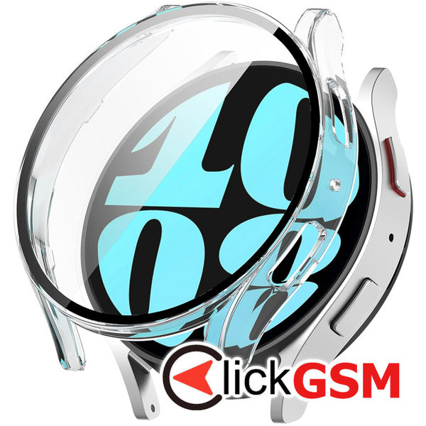 Techsuit - Defense360 Pro + Screen Protector - Samsung Galaxy Watch6 (44mm) - Clear