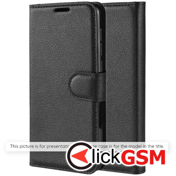 Techsuit - Leather Folio - OnePlus Nord 4 - Black