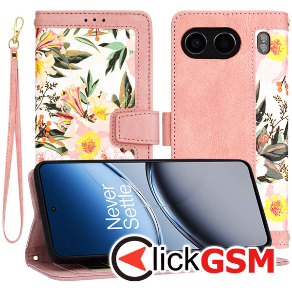 Techsuit - FlipCraft - OnePlus Nord 4 - Sweetheart Pink