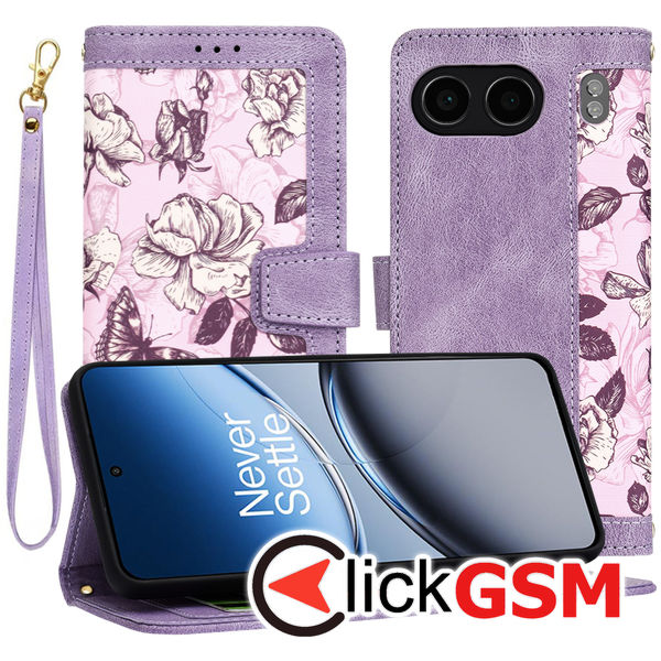 Techsuit - FlipCraft - OnePlus Nord 4 - Mysterious Purple