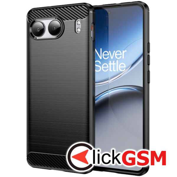Techsuit - Carbon Silicone - OnePlus Nord 4 - Black