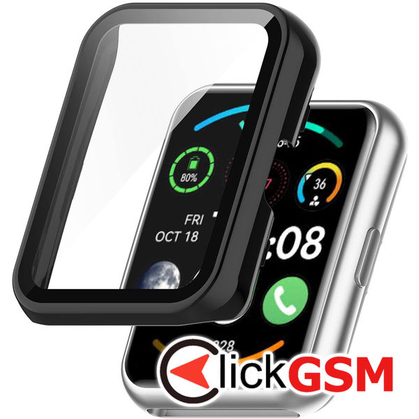 Techsuit - Defense360 Pro + Screen Protector - Huawei Watch Fit 2 - Black