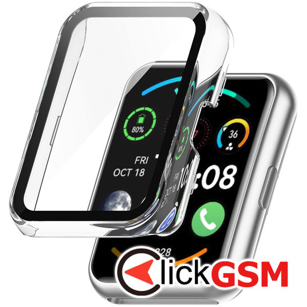 Techsuit - Defense360 Pro + Screen Protector - Huawei Watch Fit 2 - Clear