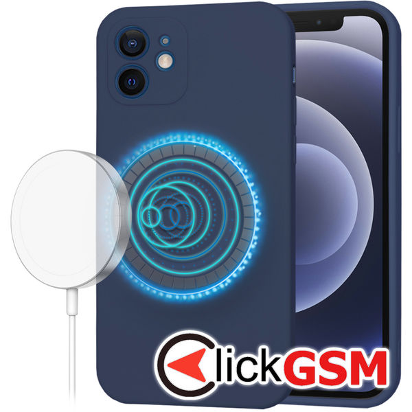 Techsuit - SoftFlex MagSafe - iPhone 12 - Navy Blue