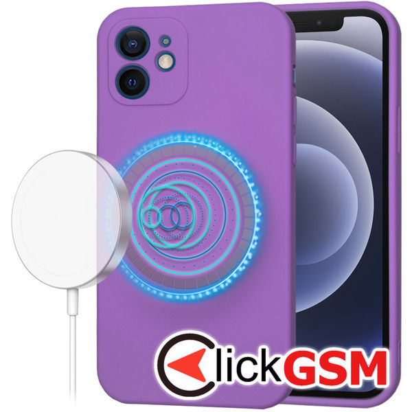 Techsuit - SoftFlex MagSafe - iPhone 12 - Purple