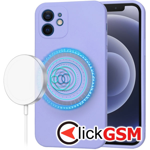 Techsuit - SoftFlex MagSafe - iPhone 12 - Light Purple