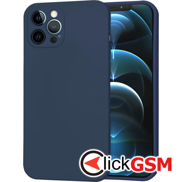 Techsuit - SoftFlex MagSafe - iPhone 12 Pro Max - Navy Blue