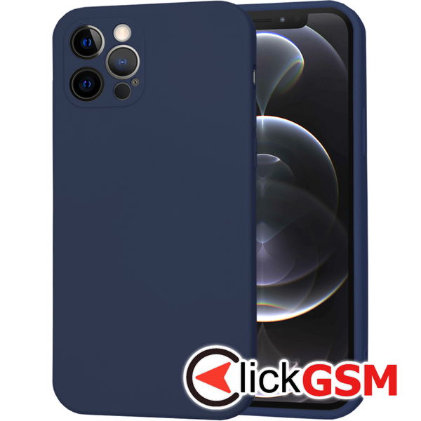 Techsuit - SoftFlex MagSafe - iPhone 12 Pro - Navy Blue